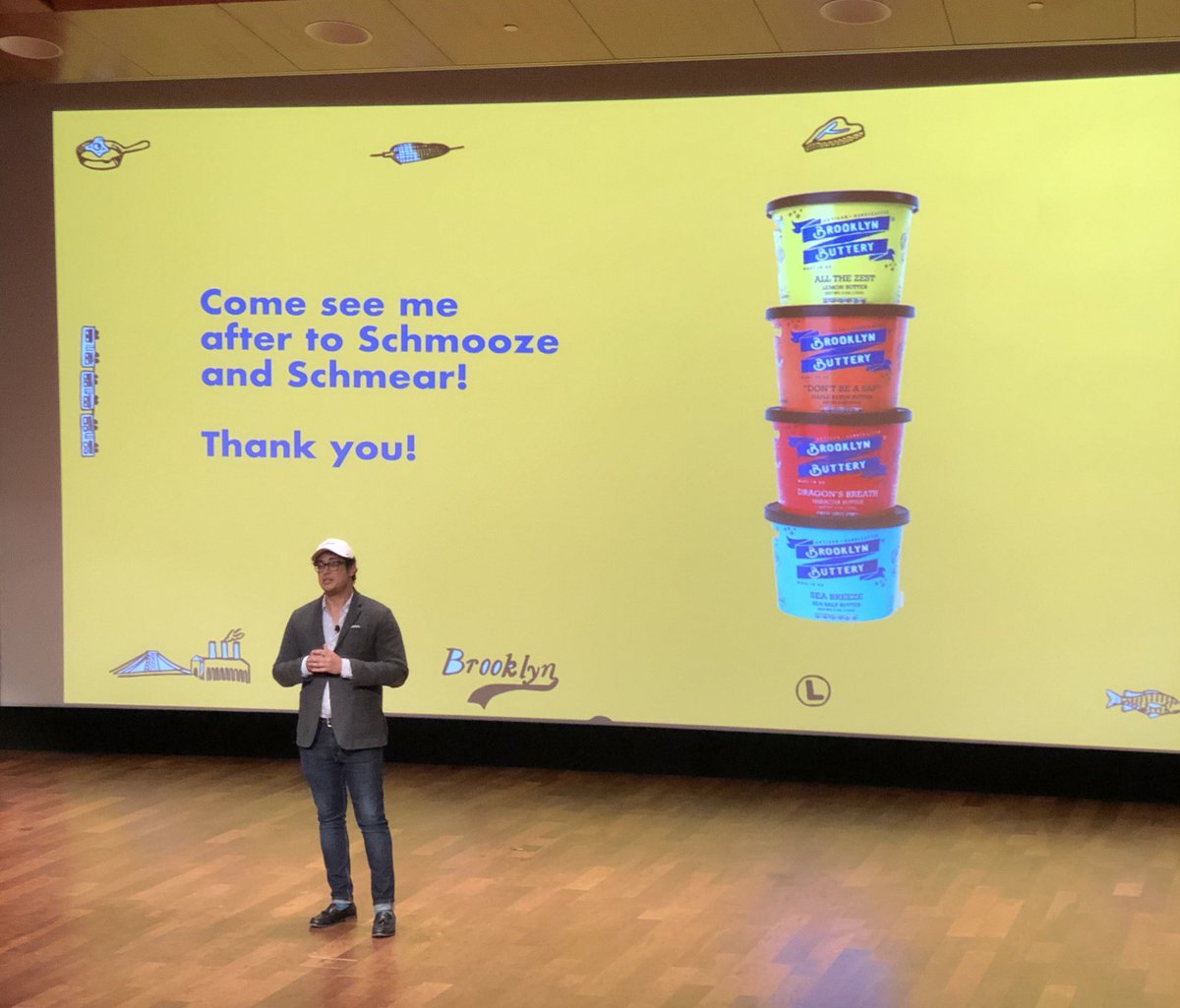 dfamilk's tweet photo. @BrooklynButtery is the only compound butter on the market that is all-natural, versatile and bold in both flavor and design. #DFAAccelerator #PowerKC @SprintAccel https://t.co/c32Ji3nvTv