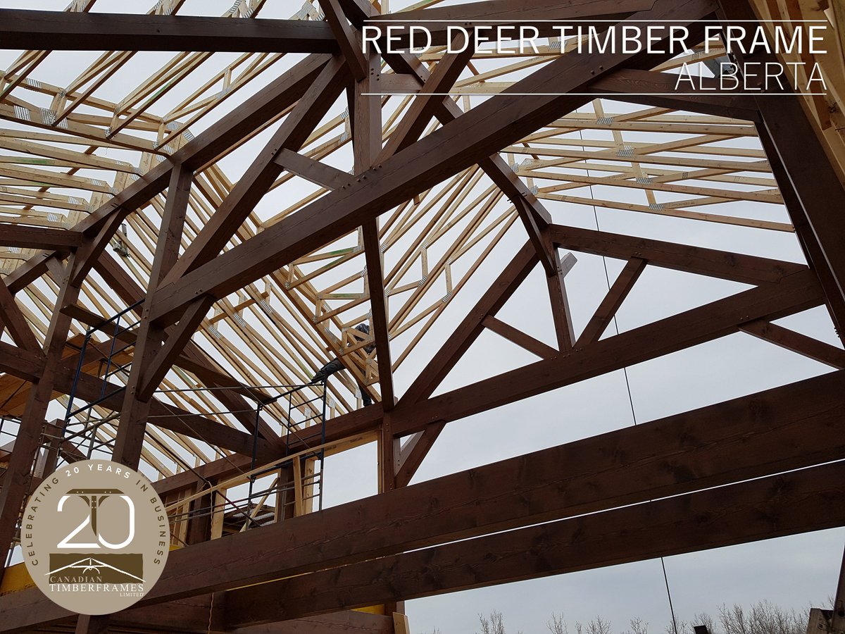 CndTimberframes's tweet photo. Great to see our timbers going up on this Alberta project. The 5,647 Sq Ft home was designed by Platinum Design in Red Deer and has 5 bedrooms, 5 bathrooms and 2 offices #CanadianTimberframes
https://t.co/Y5G8TyPiLm https://t.co/QEWIhNQrZ1