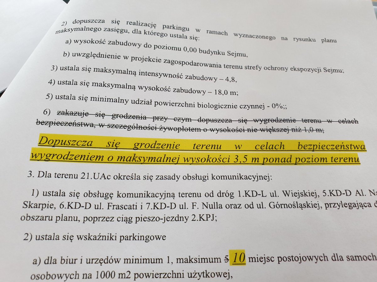 Radni <a href="/pisorgpl/">Prawo i Sprawiedliwość</a> właśnie złożyli poprawkę do planu miejscowego - chcą wprowadzić możliwość wybudowania muru wokół Sejmu, max do 3,5 m. Powrót do pomysłu odgrodzenia się przez Sejm od obywateli!