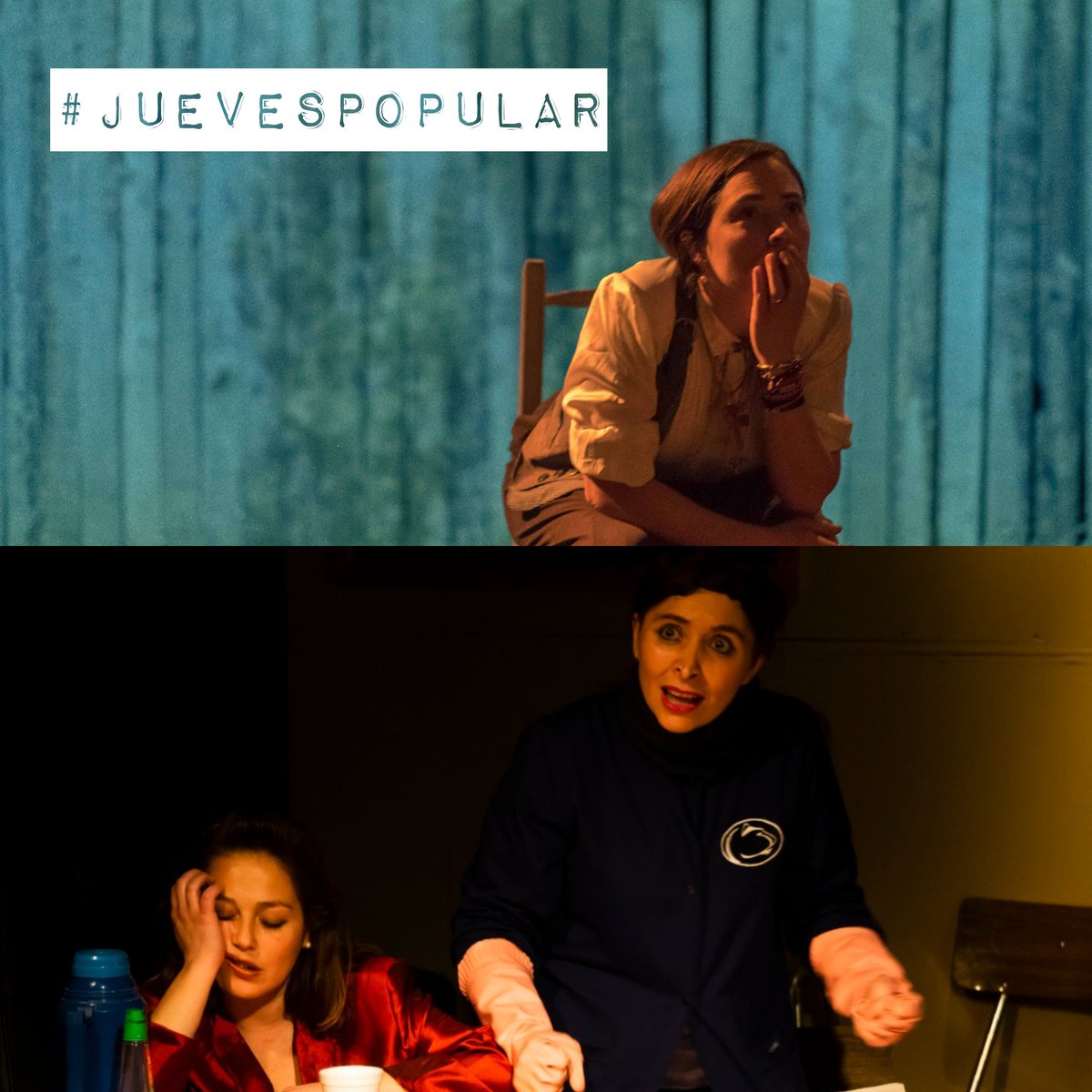TeatroSidarte's tweet photo. Todos los jueves somos felices porque son populares 😎 Las entradas para #LaEspera y #ElLocker están a $3.000. 👏🏽👏🏽👏🏽 https://t.co/2HHkW8qenx