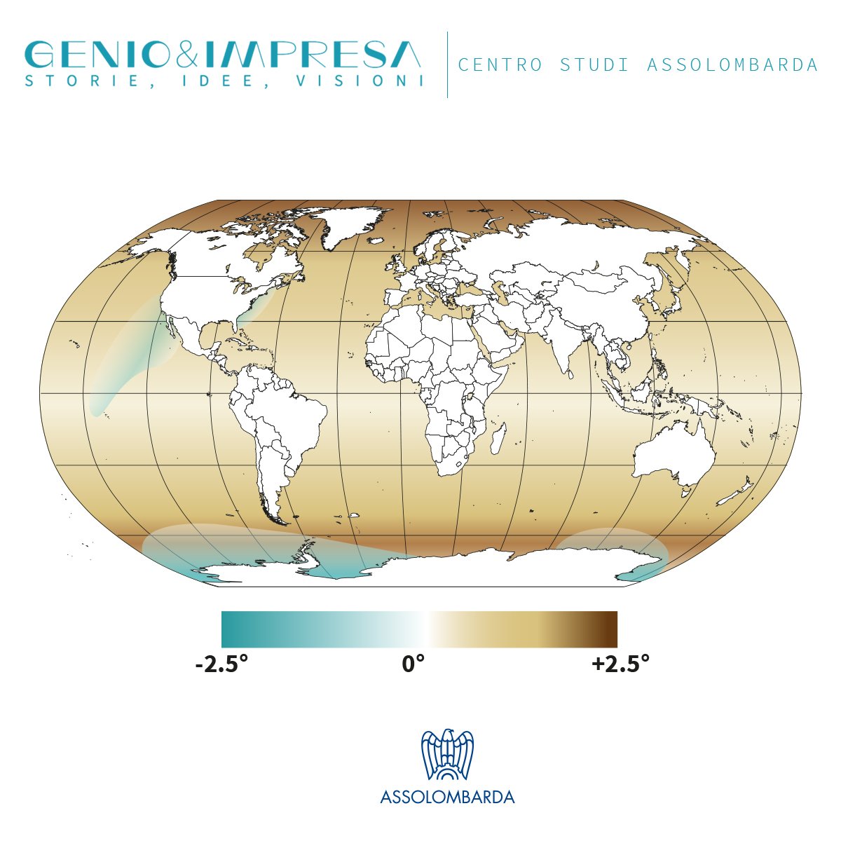 Emergenza climate change, una sfida per tutti. Scopri cosa significa e quali sono gli scenari futuri con le infografiche di “Genio e Impresa. Storie, idee, visioni” #AssolombardaWebMag ➡  bit.ly/2NhLXHV