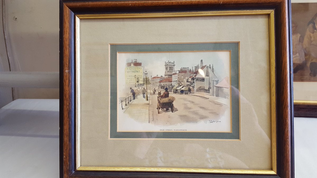 ARDecArts's tweet photo. Antique Print Wandsworth High Street £15 https://t.co/totIhVnnYd