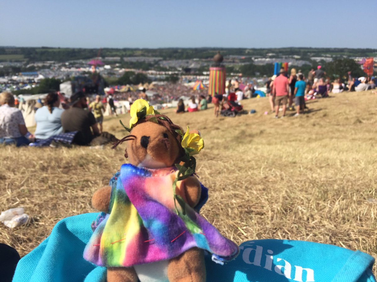 BSFCyril's tweet photo. Living my best life 💃🏻🐿 #Glasto2019 https://t.co/gt0cdStVeD