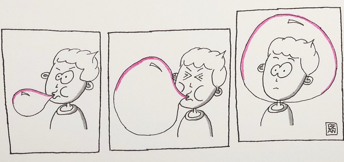 wirbelkoepfe's tweet photo. #glasvollideen by @kreafavo
KAUGUMMI + MANN
#kleinekunstklasse #chewinggum #comics #3panels https://t.co/M1Y66M50qw