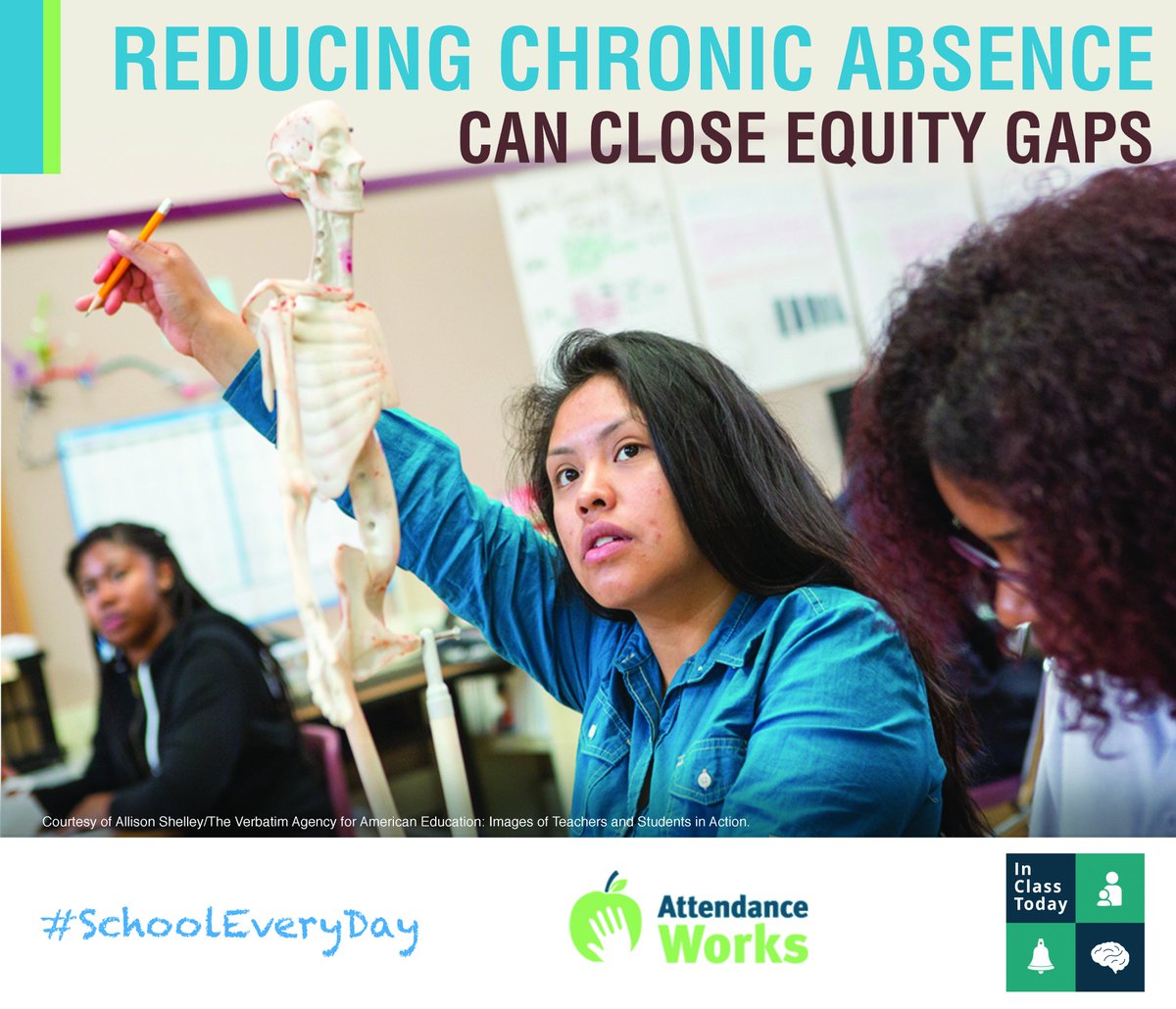 attendanceworks's tweet photo. A student who is #chronicallyabsent in high school is 7.4X more likely to dropout. Participate in the Attendance Awareness Campaign &amp; discover what you can do to help motivate students attend even when life is challenging: https://t.co/SUTmBji6we #SchoolEveryDay @InClassTodayInc https://t.co/uBhos1h16o