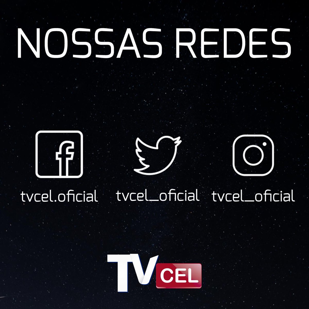tvcel336's tweet photo. Não deixe de seguir a gente nas nossas redes sociais para não perder nenhum conteúdo 😎
#tvcel https://t.co/6657bmp5kD