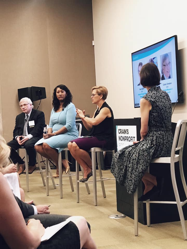 Thank you <a href="/CrainsChicago/">Crain's Chicago Business</a> and <a href="/PlanteMoran/">PlanteMoran</a> for hosting an informative and engaging #nonprofitbreakfast! We loved hearing from Kate Maehr of <a href="/FoodDepository/">Chicago’s Food Bank</a>, <a href="/chicCPA/">Dorri McWhorter</a> of @YWCAChicago and Carlos Tortolero from <a href="/ExploreNMMA/">Mexican Art Museum</a>. Thank you <a href="/lisabert/">Lisa Bertagnoli</a> for moderating! #fundraising #endhunger