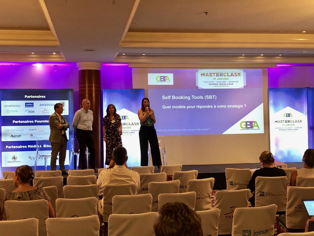 Rydooapp's tweet photo. Nous sommes à la #GBTAMasterclass et nous abordons la problématique suivante : Self Booking Tools (SBT) | Quel modèle pour répondre à votre stratégie ?
Une session pleine d'échanges pour mieux comprendre les éléments à prendre en considération dans le choix de ses partenaires. https://t.co/tfpeRAUyhl