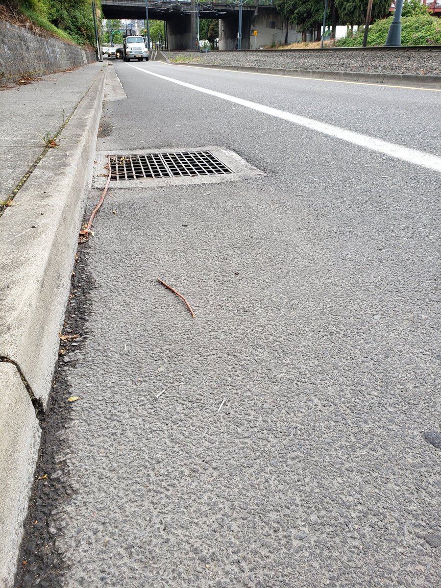 I keep hoping we will nail the person who leaves these in the bike lane. Reported to @PDXReporter. <a href="/BikePortland/">BikePortland</a> <a href="/ChloeEudalyPDX/">Commissioner Eudaly</a> <a href="/PBOTinfo/">Portland Bureau of Transportation</a> <a href="/PortlandPolice/">Portland Police</a>