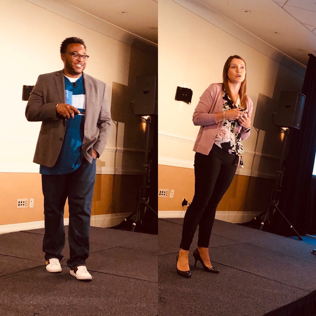 Some people are just naturals on stage presenting to an audience. Able to make topics like a Master Class in Customer First Authentication - captivating, informative &amp; educational. Melissa Heng and Clayton Johnson are those people. Awesome session <a href="/Identiverse/">Identiverse</a>! #Identiverse