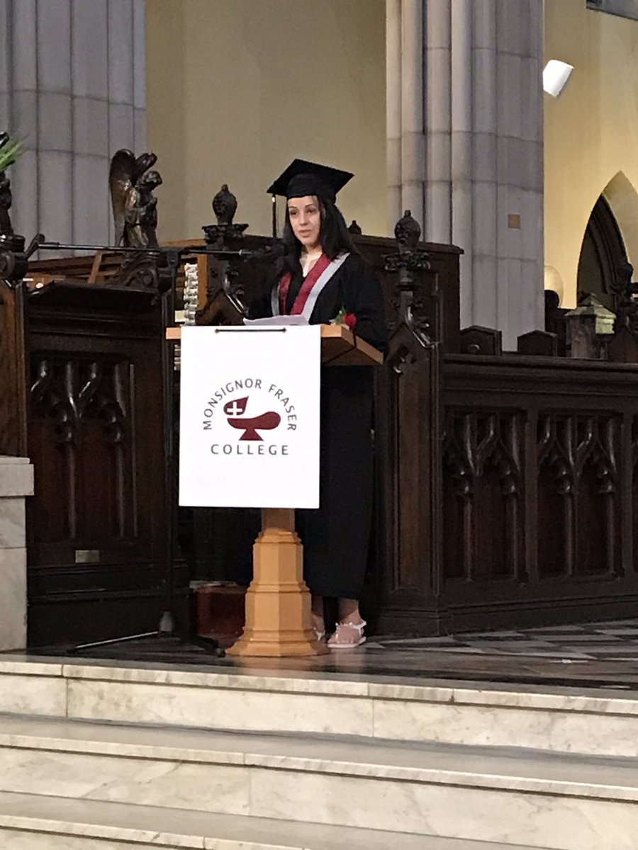 TCDSBceo's tweet photo. One of the most moving @TCDSB Graduation ceremonies I have ever attended. Congrats to 500+ grads from Msgr. Fraser College @AnnexFraser @FraserNorfinch These grads personify perseverance and have become very successful, and I wish them endless success! https://t.co/M7squffmIR