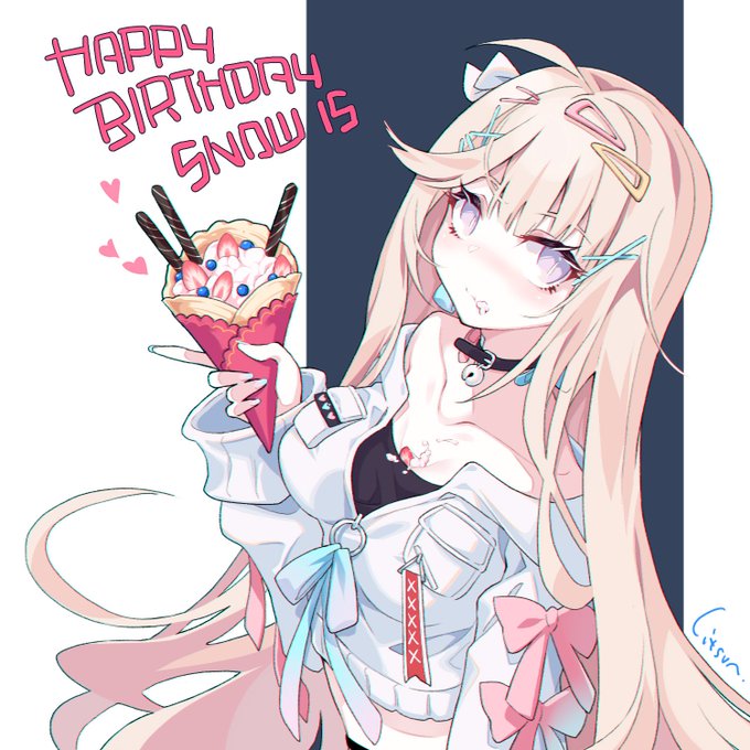 생일 축하합니다~~~@snow_is__ 🥰🥰🥰🎉🎉🎉 