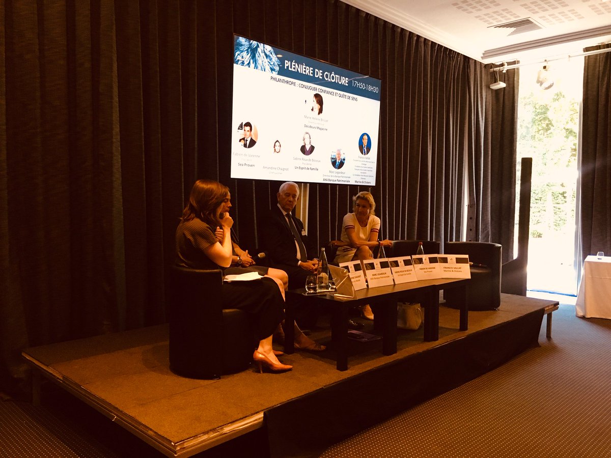 DecideursEvent's tweet photo. Nous terminons ce bel après-midi de conférence avec la plénière de clôture : #Philanthropie : conjuguer confiance et quête de sens  @mhbrissot4 Marie-Hélène Brissot, @Am_Chaignot Amandine Chaignot, @Marc_Legardeur Marc Legardeur, Philippe Mondielli #SPP2019 @MagDecideurs https://t.co/Dyhq4SR5aH