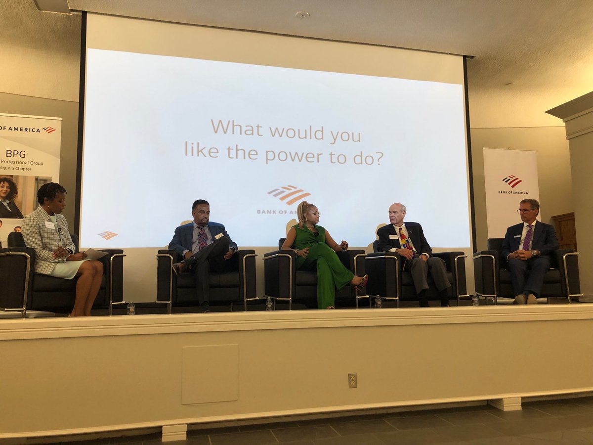 A bold and amazing courageous conversation ⁦<a href="/BofA_News/">Bank of America News</a>⁩  led by the Private Bank and Black Professional Group to highlight our sponsorship of the exhibit Determined: 400-Year Struggle for Black Equality ⁦<a href="/VirginiaMuseum/">Virginia Museum of History & Culture</a>⁩. Let's keep moving forward!