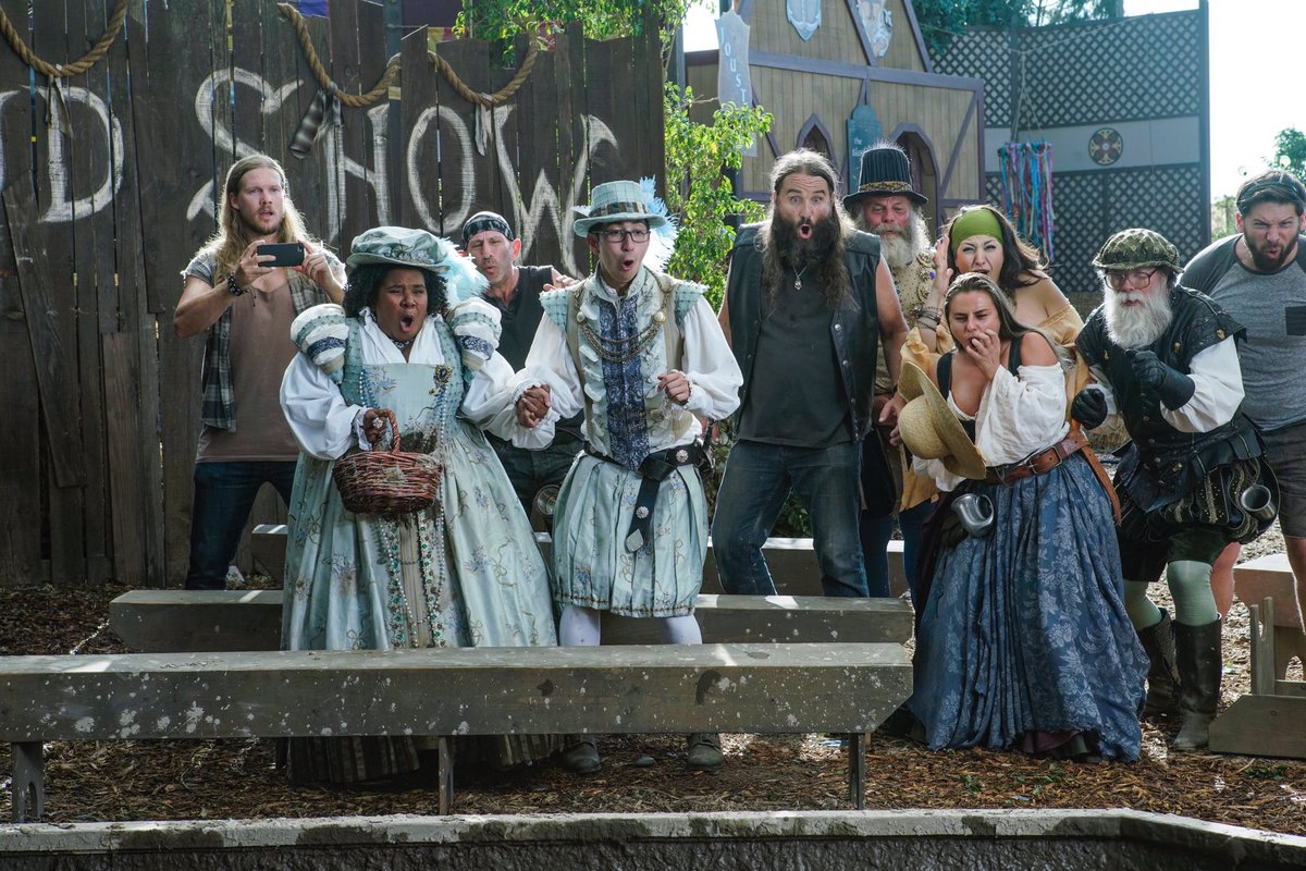 Wanna guess the winner of this #mudmatch ? Tune in Sunday night for back-to-back, all-new #AmericanPrincess episodes on <a href="/lifetimetv/">Lifetime</a> at 10/9c to find out! 😜👑❤️ #WWE #RenFaire