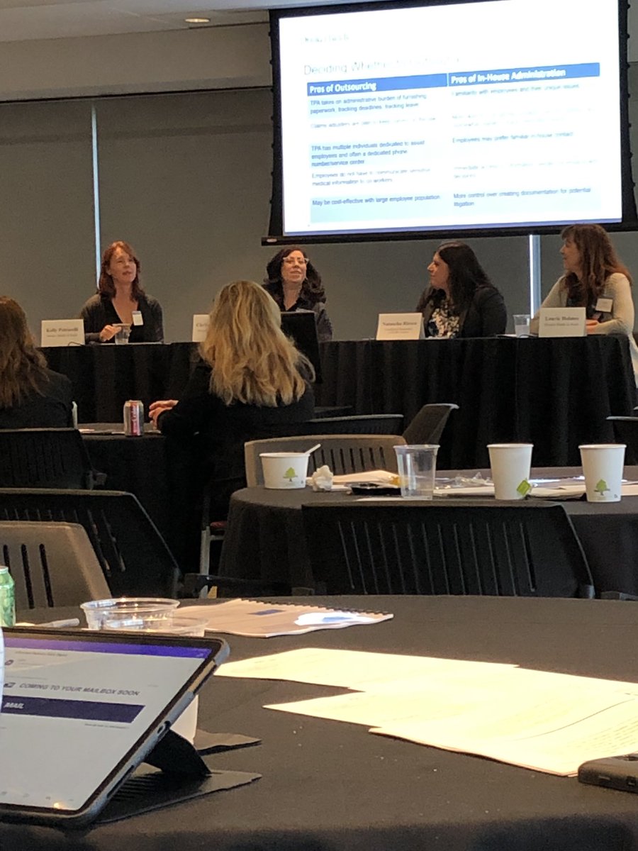 Great panel discussion of employee leave administration.  Thanks to @DrinkerBiddle for putting on a great morning of CLE for @Chicago_ACC !