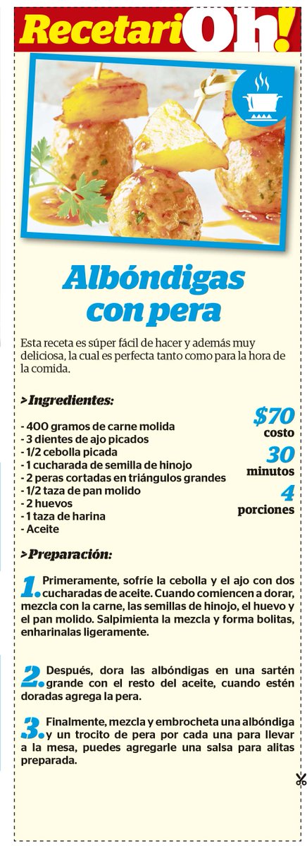 ObregonHoy's tweet photo. ¿Aún no sabe que cocinar hoy? RecetariOh! tiene para usted las mejores preparaciones 🍐🤤 https://t.co/tYOuC4O7Ks