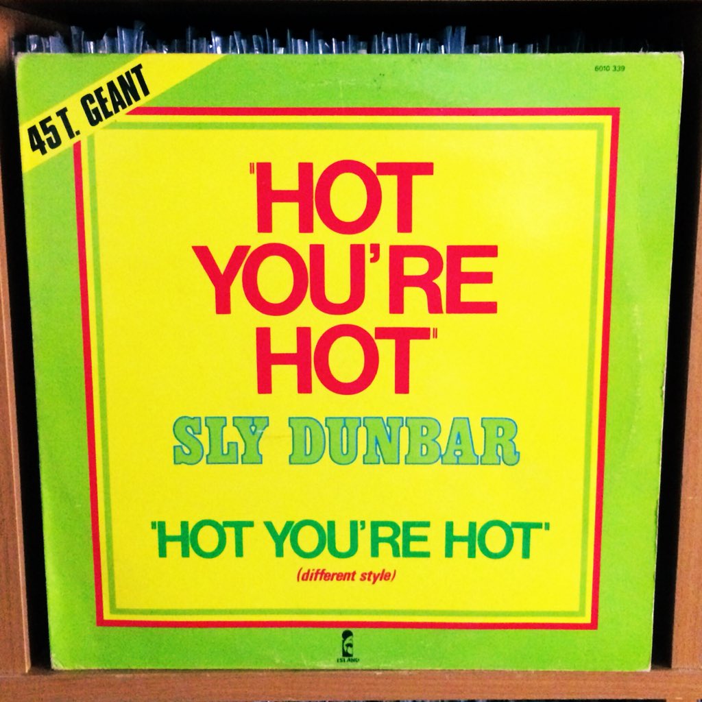 Sly Dunbar - Hot You're Hot (Vinyl, 12', 45 RPM) Island Records 6010 339, Taxi . France 🇫🇷 1981 . Roots Reggae, Electronic, Dub Reggae. Freshh ! #islandrecords #vinyl #reggae #dub #drums #getfunkyfresh #hot #slydunbar 🔥🌇💡🥁🇯🇲🏖💚💛❤️🌝🙌🏾🎤🎸🌚🧠👀🎧👊🏾🚨🌅🌎🌶🎺📻🆒🔝📣🔉🔊