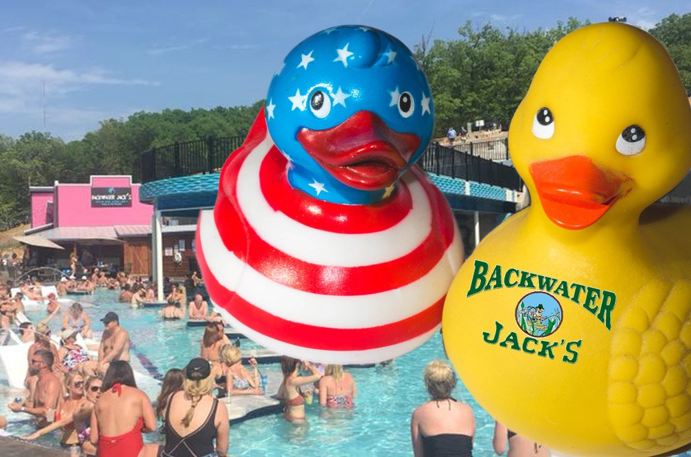 BWJacksLO's tweet photo. We can make your 4th of July plans easy - just plan to be here at Backwater Jack's for the entire extended holiday weekend! You'll find lots of reasons why that's a great idea in today's blog:
https://t.co/0ZixNmJooE
#LakeoftheOzarks #FourthOfJuly #ZeroDucksGiven https://t.co/hzouZ2rquT
