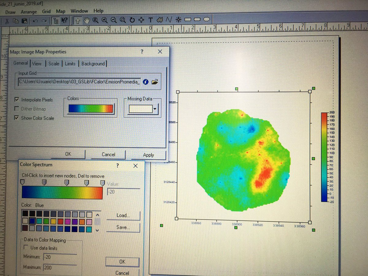 HarryTAHoffman's tweet image. The map shown, which displays variations in heat flux throughout the summit crater of Teide on 21/6/19, clearly displays the locations of some #fumaroles as well as some other heat anomalies 🔥🌋 (2/2) @GeoIntern @GeoTenerife