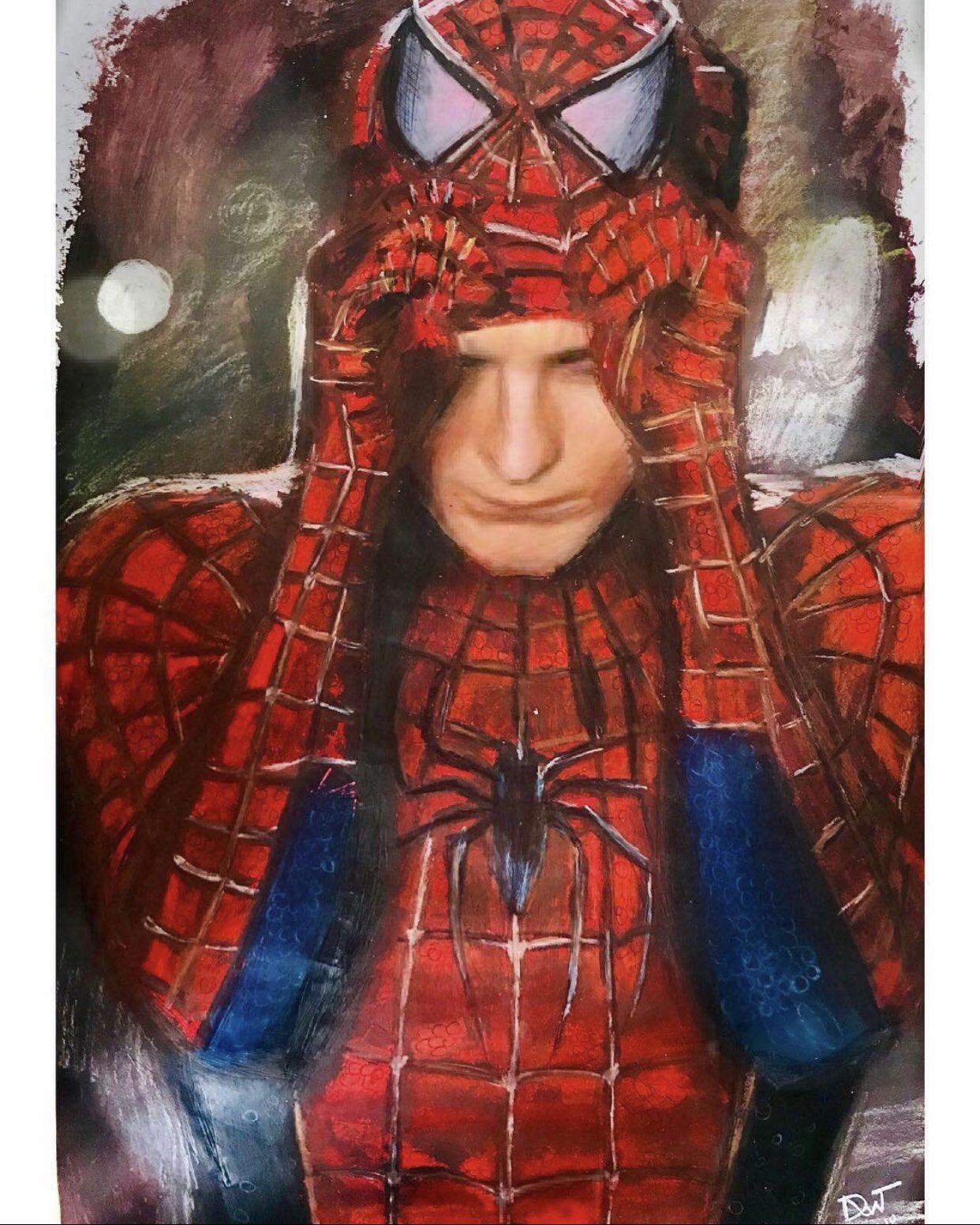 Happy Birthday, Tobey Maguire
Acrilic Painting 
.
.
.      