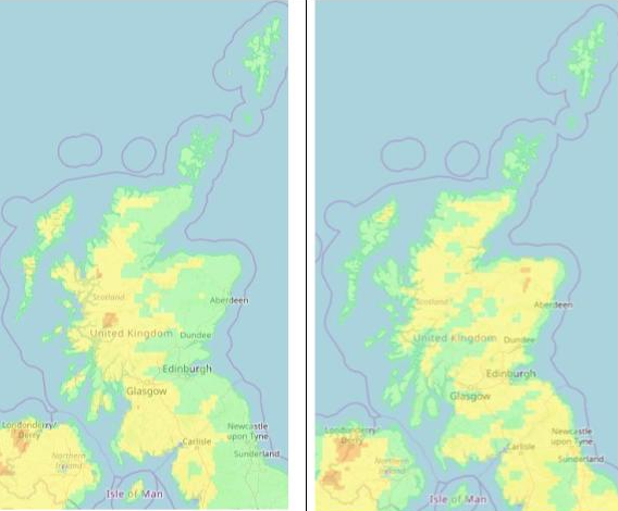 fire_scot's tweet photo. ❗ A warning for "very high" risk of wildfire has been issued across many parts of Scotland for Friday (left) and Saturday ❗

Please take care - read our safety advice to help avoid wildfires, protect communities and the environment.

Our advice: https://t.co/dycDpVZVDk https://t.co/DQmlJneebt