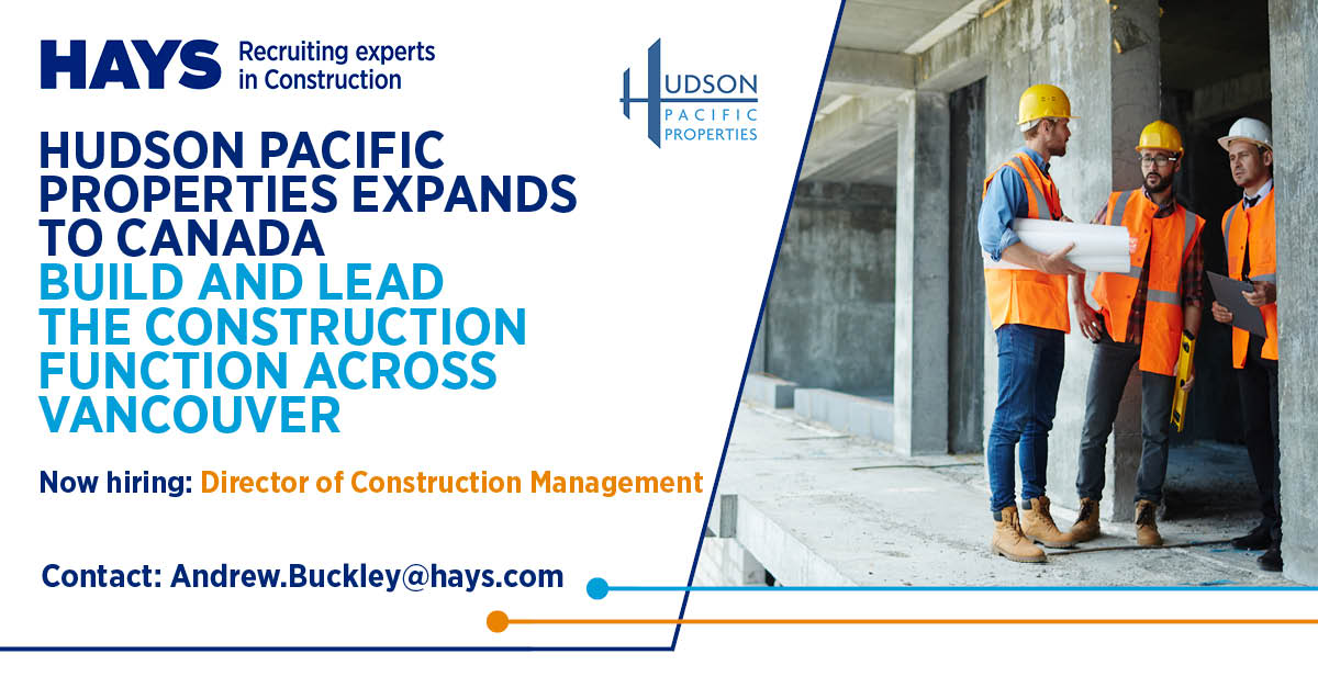 Hays Construction CA on Twitter "FeaturedEmployer A commercial real