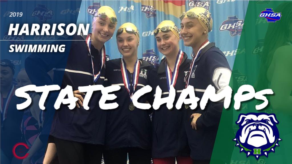 CCSD_AD's tweet photo. As we look back on another successful year for @CobbSchools Athletics we celebrate our state champions like the @HHSHoyaSports 200 Freestyle Relay Team! @OfficialGHSA @mdjonline https://t.co/v8XwhzDSlB