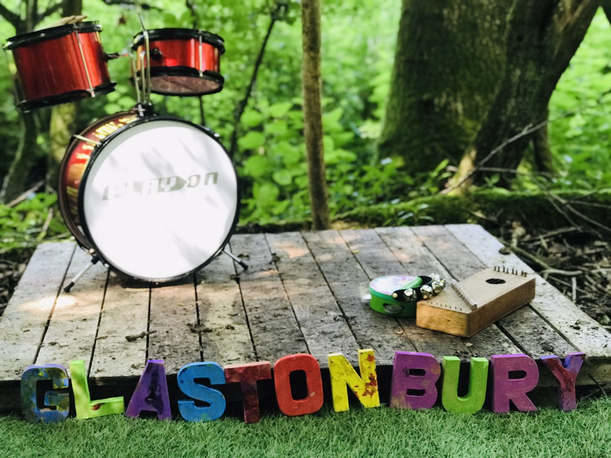 hayesie83's tweet image. Inspiring musicians of the future! Based in the heart of the West Country, we thought it was only fitting to pay homage to @GlastoFest 🐄 
Just like Glasto there was music, noise, and queuing for the camping toilets. Alongside the obligatory “is this my tent or yours!?” debates..