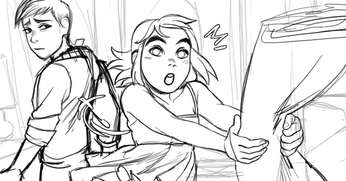 I'm still actively working on the comic guys! I just want to finish this buffer C: 
