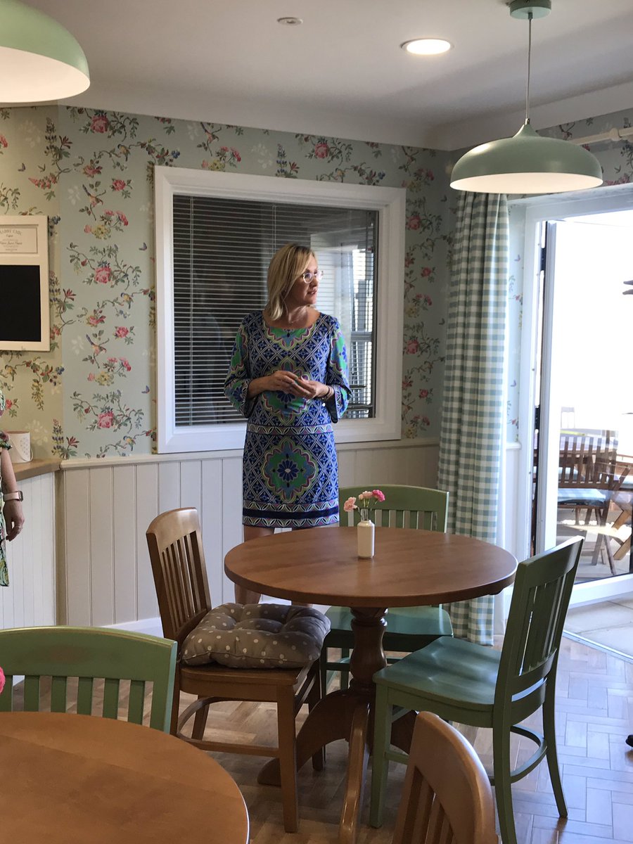 idealcarehomes's tweet photo. Great to discuss our unique staff training and person-centred care initiatives with the Minister of State for Care @cj_dinenage today. #handleyhouse #york #greatplacetolive #greatplacetowork #everydayisdifferent #thisisme #makingadifference https://t.co/UzIXDkJ0JV