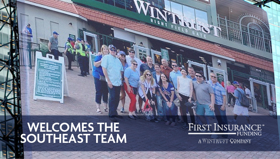 FIRST_Funding's tweet photo. Our southeast team had a ball at #WrigleyField last night! Always happy to host such a terrific group. #FirstInsuranceFunding #Lovewhatyoudo #WintrustFamily #GoCubsGo https://t.co/Q6Xb1lBIMi