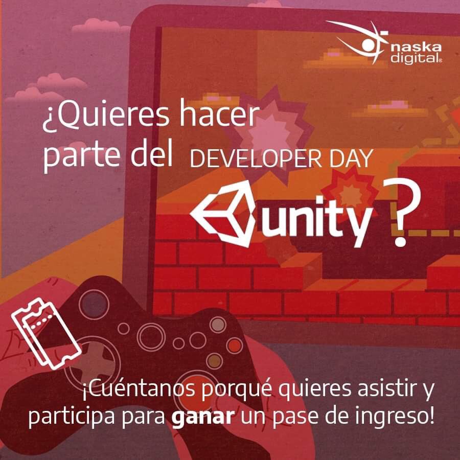 naskadigital's tweet photo. ¿Aún no tienes tu entrada para #UnityDeveloperDay2019 ? Esta es tu oportunidad. 😁

Comenta este post indicándonos la o las razones por las que quieres hacer parte de este evento, y participa por entradas gratis. 
Los ganadores serán seleccionados con la ayuda de @unity3d https://t.co/GWXTm4KjQC