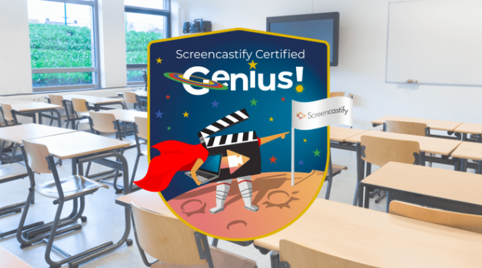 Screencastify's tweet photo. We are excited to officially launch our newest course, Genius! 🧠

The amazing @alicekeeler will lead you through how to use Screencastify with @GoogleForEdu tools 🔧

After you've watched the videos, take our quiz and earn your certificate and badge. 

https://t.co/wYw9rDcmdH https://t.co/JN90Qiy4iR