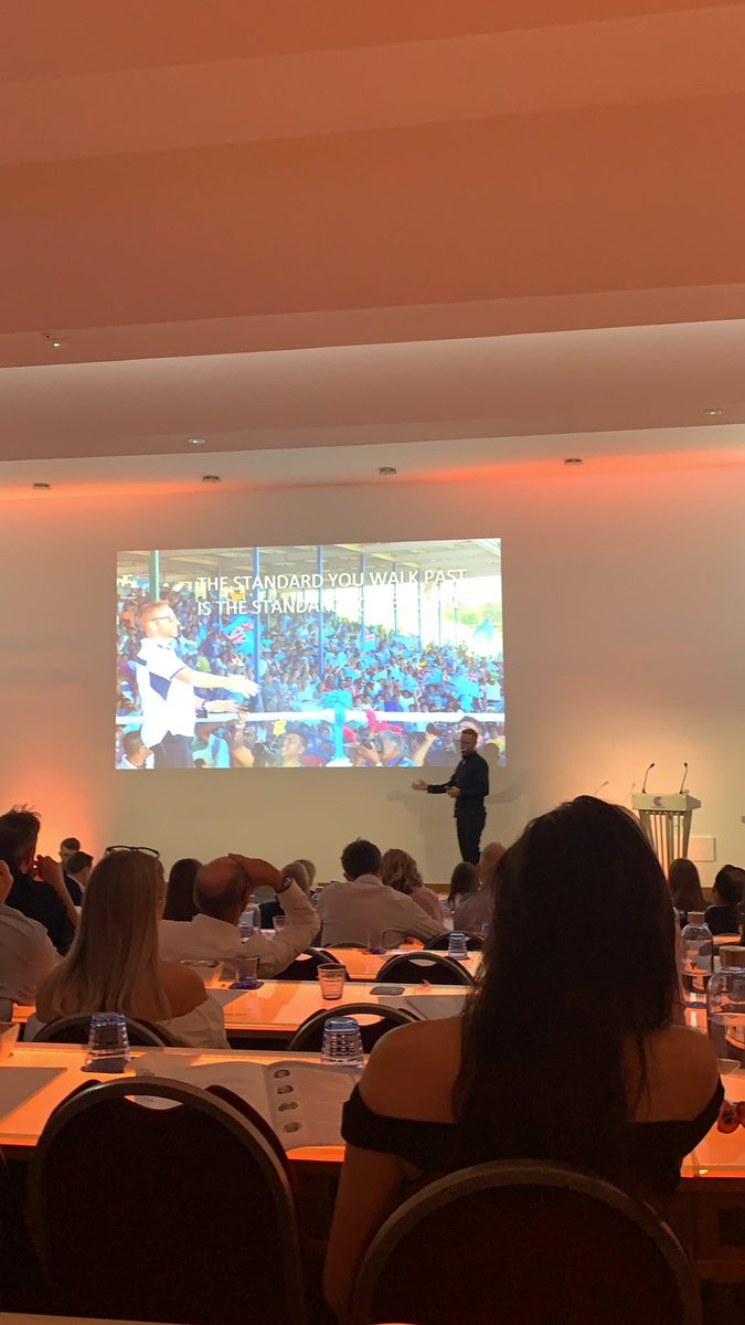 davidrkirk_'s tweet photo. ““The standards you walk past are the standards you become” @benjaminryan #Rainmaker19 https://t.co/UjAEbVroWf