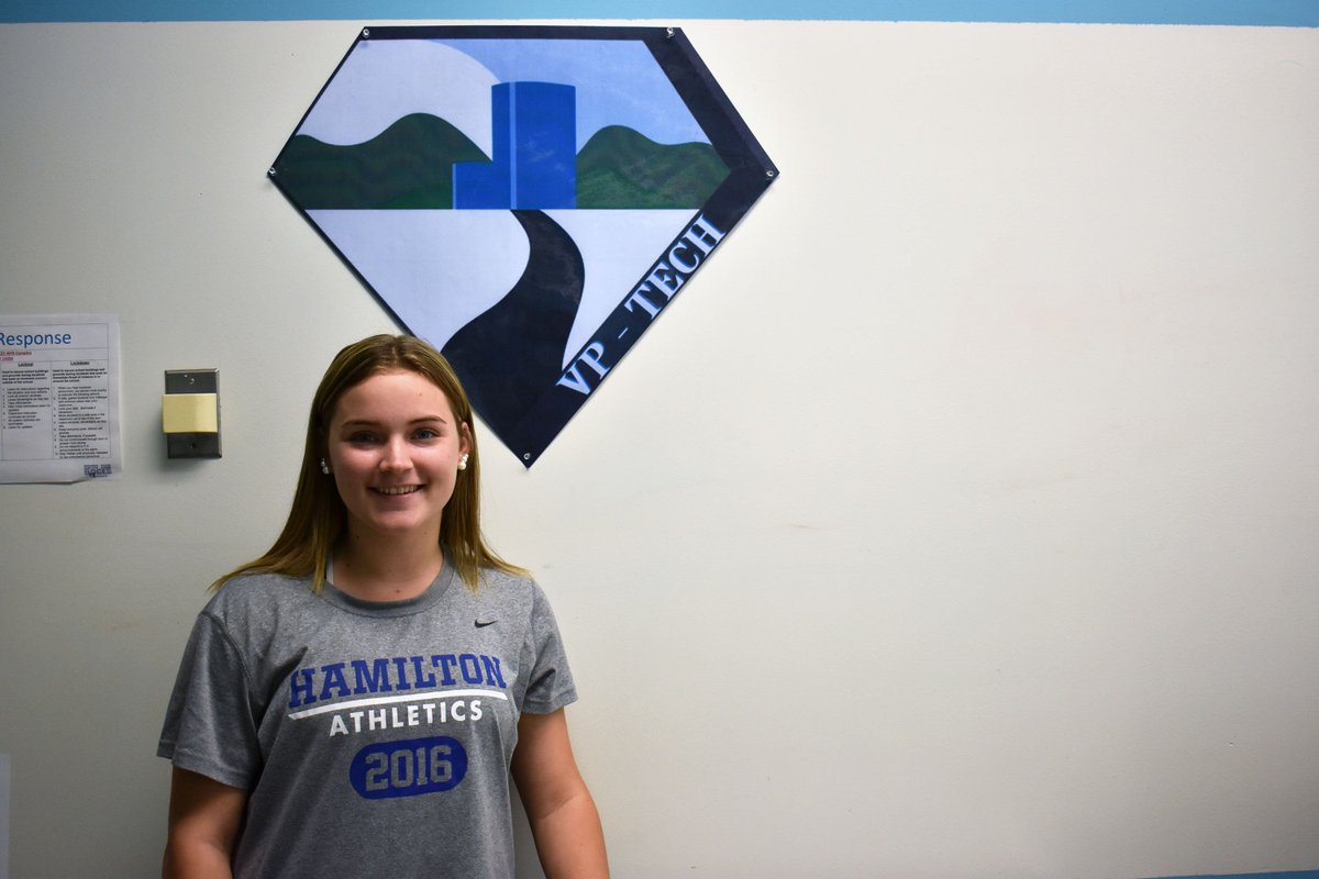 HerkimerBOCES's tweet photo. VP-TECH student Brooke Newtown, of CVA, would have walked across the stage at the May 19 @HerkimerCollege graduation for her associate degree through @ValleyPTECH if not for one limitation: She still had about a month of high school left. Read more: https://t.co/Dfx584DhCo. https://t.co/ICP67mXI1c