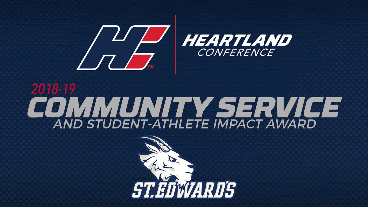 Heartland Conference (@heartlandsports) on Twitter photo Congratulations to <a href="/SEUAthletics/">St. Edward's Hilltoppers</a> on being named the 2018-19 Heartland Conference Community Service and Student-Athlete Impact Award winner! 🏆#HeartlandProud
📰 - bit.ly/2JaS7nY Congratulations to <a href="/SEUAthletics/">St. Edward's Hilltoppers</a> on being named the 2018-19 Heartland Conference Community Service and Student-Athlete Impact Award winner! 🏆#HeartlandProud
📰 - bit.ly/2JaS7nY