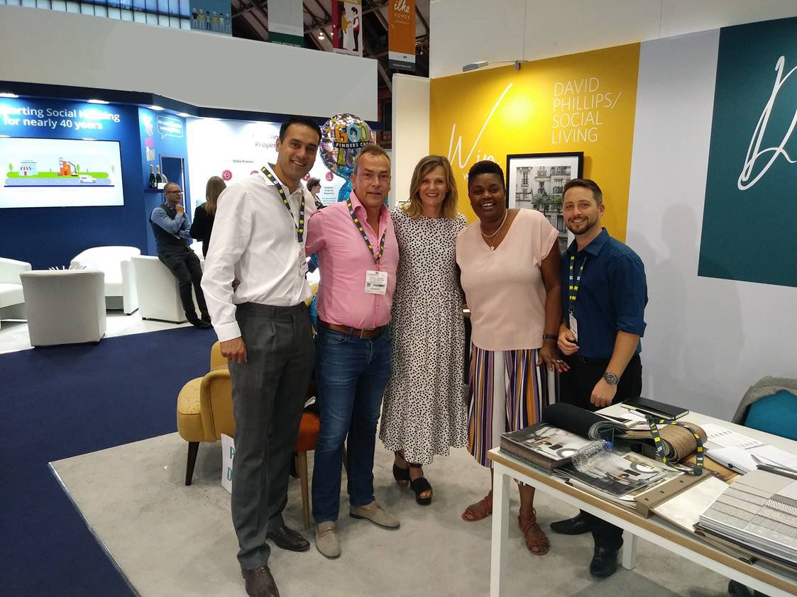 Thanks to Linda Barker <a href="/ReallyLinda/">Linda Barker</a> and all our wonderful visitors for making yesterday’s @CIH_Housing CIH Show show such a success. A lot of hard work and a lot of fun! #CIH2019 #Housing #davidphillipssocialliving #pfhLive2019 #CIHHousing <a href="/dpsocialliving/">David Phillips Social Living</a>