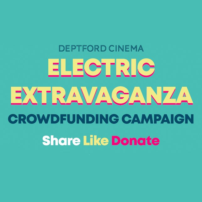 DeptfordCinema's tweet photo. #Support our #campaign. With a goal of £15,000, we can complete electrical upgrades and increase the accessibility of the space so more people can enjoy Deptford Cinema as well as enabling a wider range of cinema events. #PleaseRT #DcGetsLit LINK ----> https://t.co/Pel4KJcJaP https://t.co/MWhDmEj1Tr