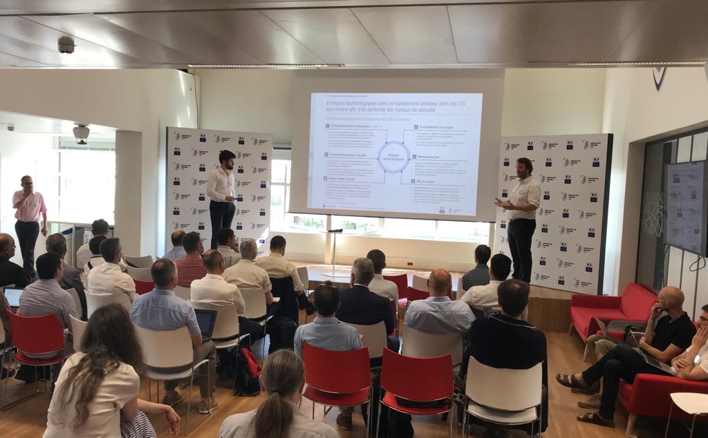 Agence_ID's tweet photo. Restitution de l'étude de marché de l'#Innovationdefenselab sur les systèmes d'exploitation (OS) souverains.
➡️ Découverte du panorama mondial des OS alternatifs
➡️ Rencontre avec l'@Inria, la @Gendarmerie et 5 entreprises françaises et européennes https://t.co/RNFeX0F7AT