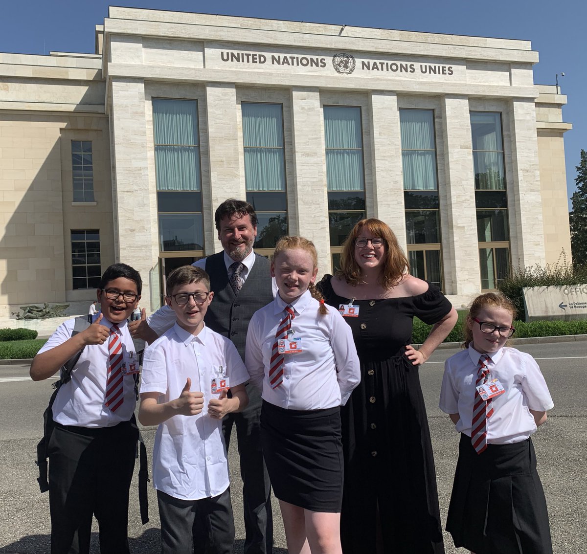 Ten year old #HumanRightsDefenders from Glasgow Advi, Ben, Brooke & Charli met with UN Special Rapporteur @Alston_UNSR today ahead of his #UKPoverty report. Highlighting the need keep pushing to ensure Govts deliver on human rights, and the need for more children at 🇺🇳@UNGeneva