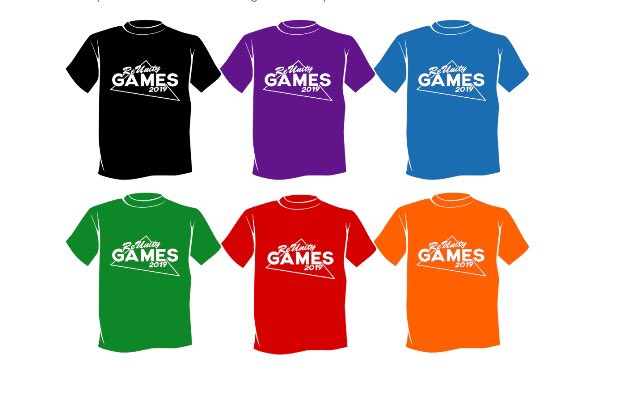 ReUnityGames's tweet image. Finalizing these beauties for the launch of ticket sales tomorrow. 50% of each shirt sale goes to charity in Adam Smiles’ name. 

Which color will you be sporting? 

#ReUnityGames