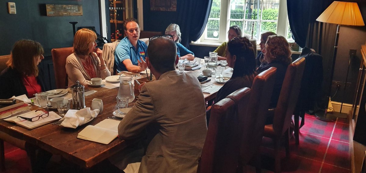 Great York Business BookClub yesterday – lots of discussion around Oliver Bullough's 'Moneyland' with <a href="/sanedesign/">Sane Design</a> <a href="/redkiteservices/">Samantha Lyth</a> @Gentry_GGS and the rest of the BookClub buff.ly/2FBQY83