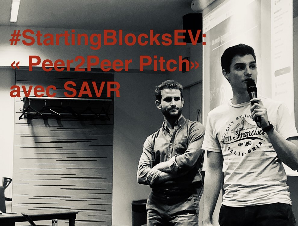 luisamaschio's tweet image. Ce soir aux #STARTINGBLOCKSEV on s’attaque au #gaspillage avec la solution de #SAVR qui récupère la nourriture des #restaurateurs. Une #startup @essecventures
