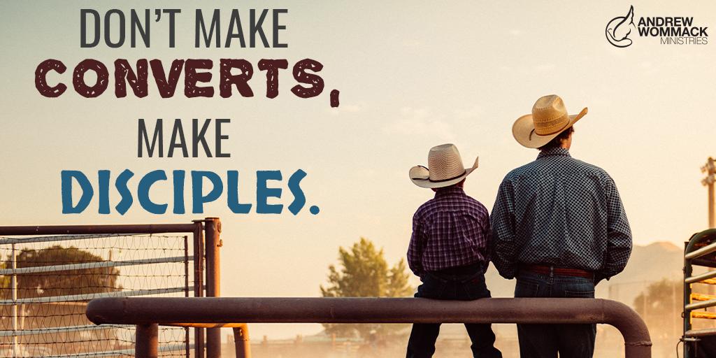 andrewwommack's tweet photo. On the whole, the modern church hasn’t discipled their converts. The emphasis has been on getting people born again, but the follow-up has been poor at best in most cases. The failure to disciple converts is the root of most problems in the church and society today. https://t.co/vBiqZ6N9lc