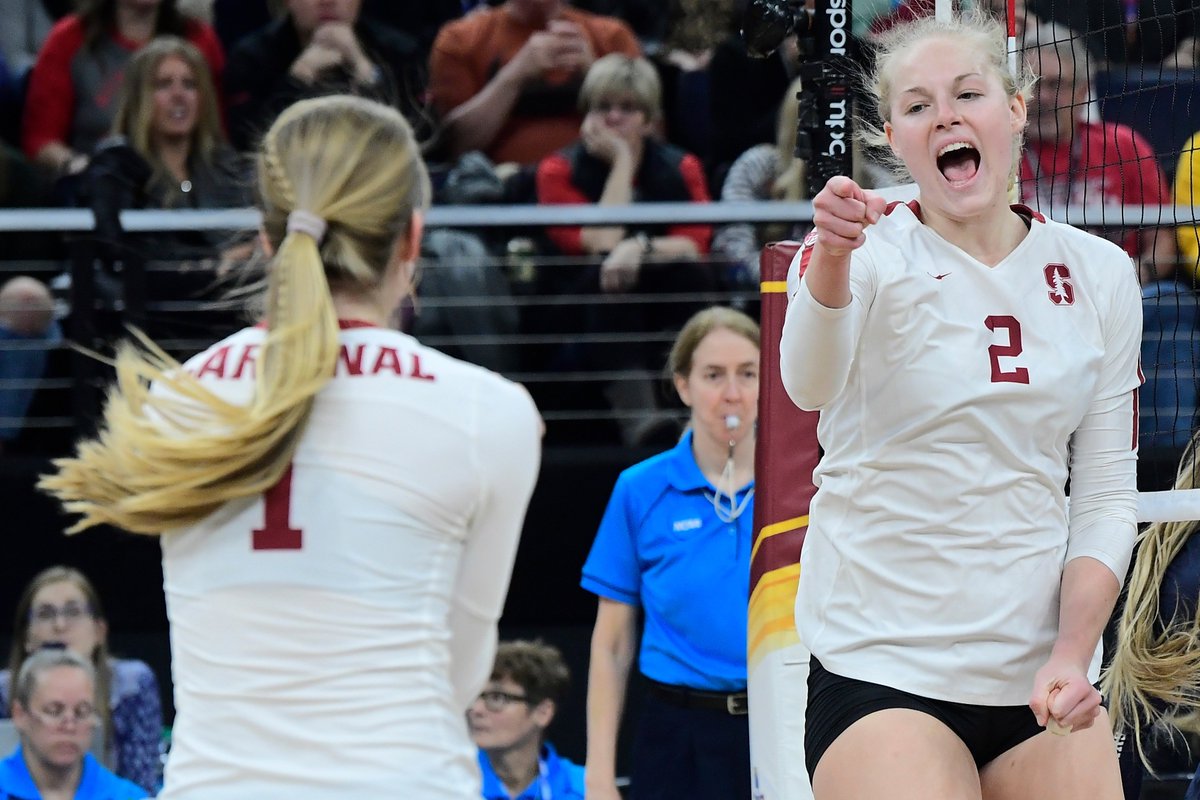NCAAVolleyball's tweet photo. Congratulations to current #NCAAVB student-athletes Kathryn Plummer, Gabby Curry and Madison Lilley on being named to the @usavolleyball roster for the @Lima2019Games Pan Am Games! 🇺🇸 https://t.co/XqBPrtN6ha