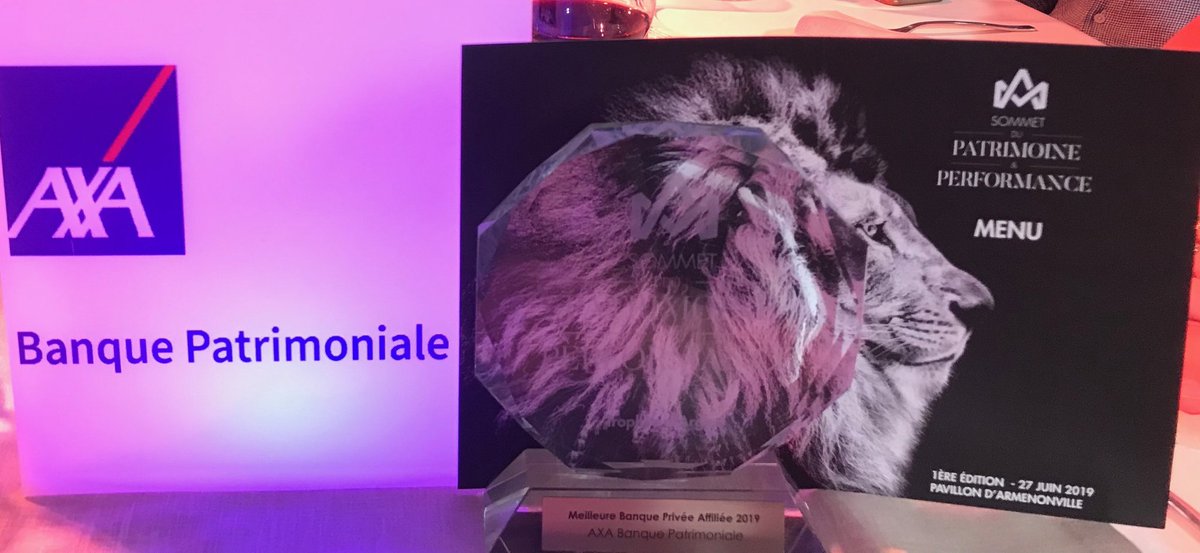 Marc_Legardeur's tweet photo. Bravo aux équipes de la Banque Patrimoniale d’AXA et à leurs partenaires pour ce trophée Argent dans la catégorie « Meilleure Banque Privée Affiliée » ! Cette récompense vient couronner nos efforts quotidiens pour accompagner au mieux notre clientèle ! #SPP2019 https://t.co/P7670oJ5f4