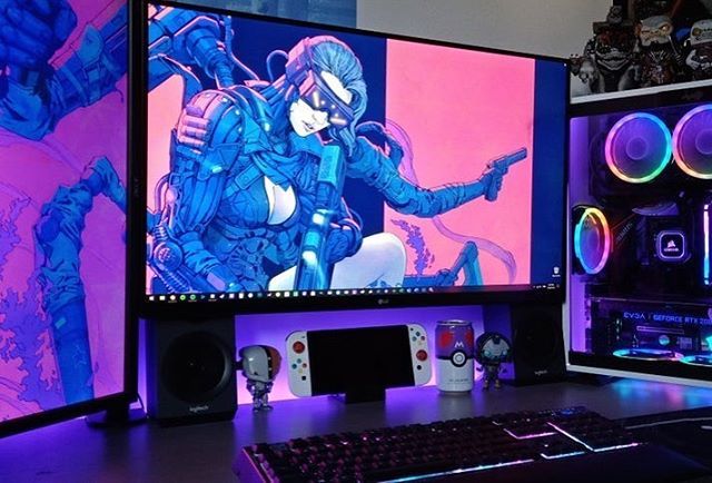 kaidoio's tweet photo. Is it safe to say that #cyberpunk2077 is the most anticipated game of 2020? u/Tony7562’s setup! https://t.co/l8ABO82dgK https://t.co/VOAfAjjgo1