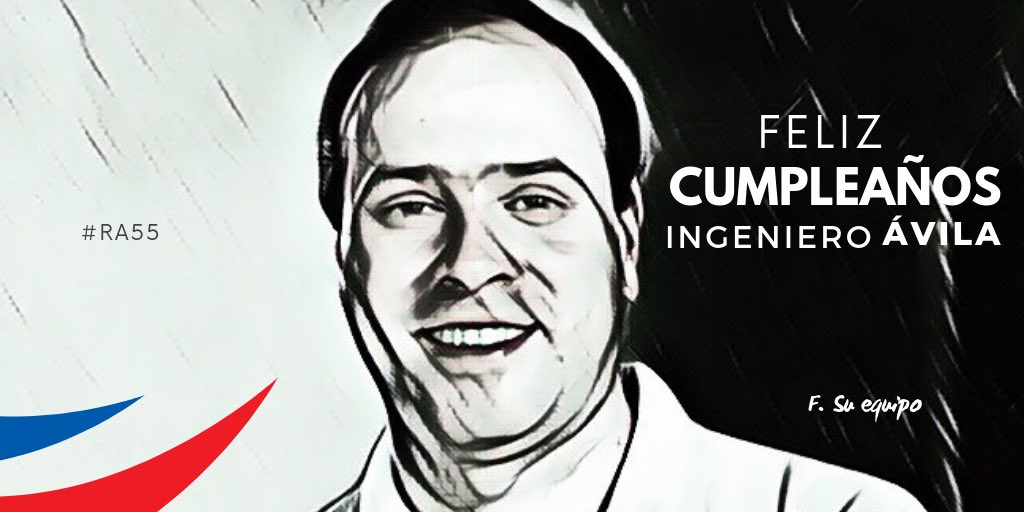 RodrigoAvilaSV's tweet photo. Nos tomamos las redes del “Inge” para desearle un ¡Feliz Cumpleaños!
¡ Nuestros mejores deseos !
#RA55 https://t.co/FaaooOK76a