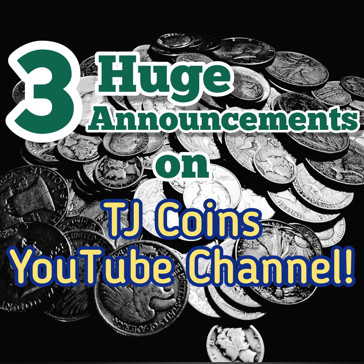 CoinsTj's tweet photo. Got some BIG News on my YouTube Channel, Check out what's up!!!https://t.co/pGIp3qtWHR
.
.
#coincollecting #coincollector #coincollection #coins #silver #numismatic #silvercoins #tjcoins #youtubechannel #youtube #youtubevideos #subscribe https://t.co/c0jQcmEL7X